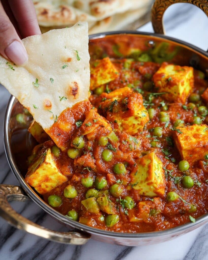 Matar Paneer Recipe (Punjabi Style) Recipe