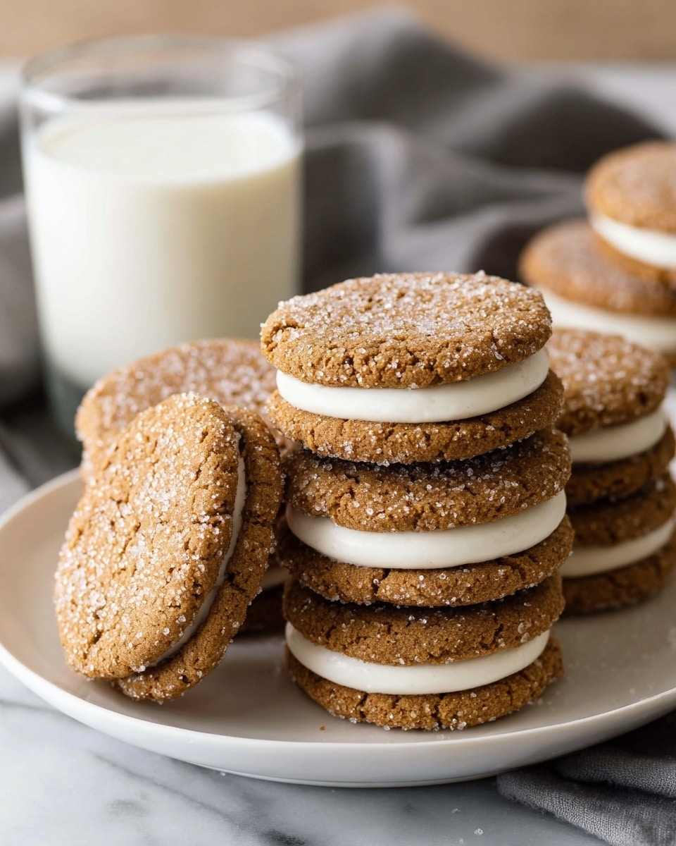 Molasses Cream Pie Cookies Recipe - Recipe Image
