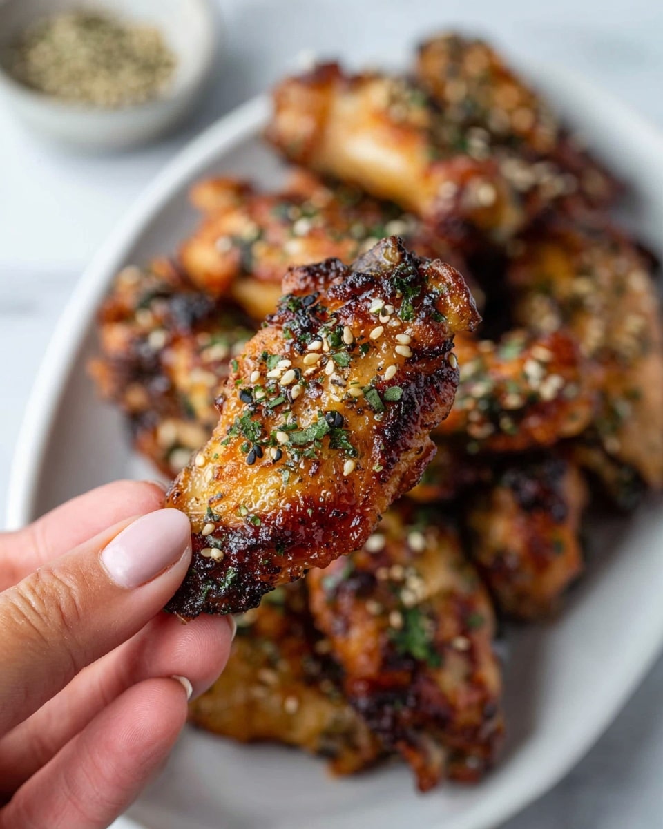 Furikake Chicken Wings (Gluten Free with Paleo Options) Recipe - Recipe Image