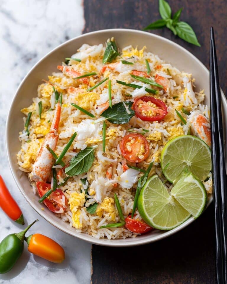 Thai Crab Fried Rice Recipe