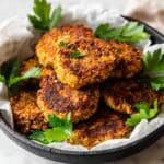 Mediterranean Chickpea Patties with Herbed Garlic Yoghurt Sauce Recipe