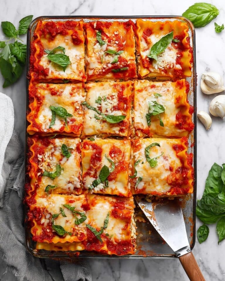 Ricotta and Cottage Cheese Vegetable Lasagna Recipe