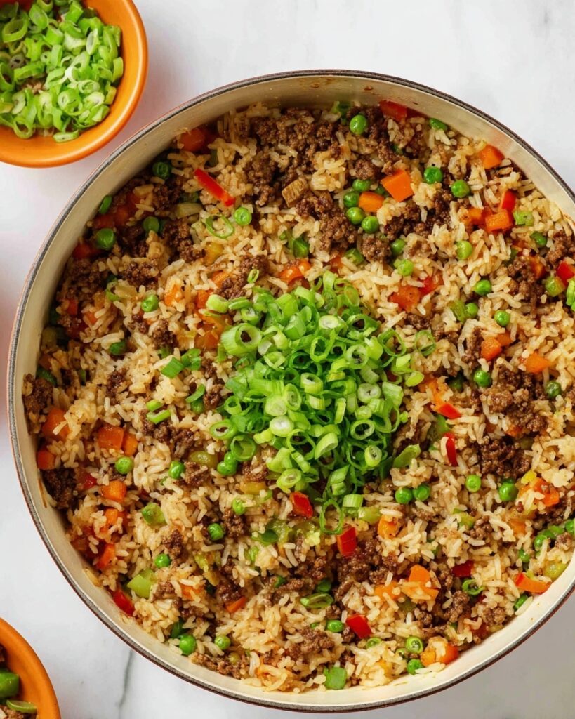 Beef Fried Rice {30 Minute Fakeaway} Recipe