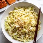 Japanese Cabbage Salad with Toasted Sesame Seeds and Light Soy Dressing Recipe