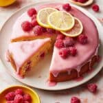 Smashed Raspberry Lemon Cake Recipe
