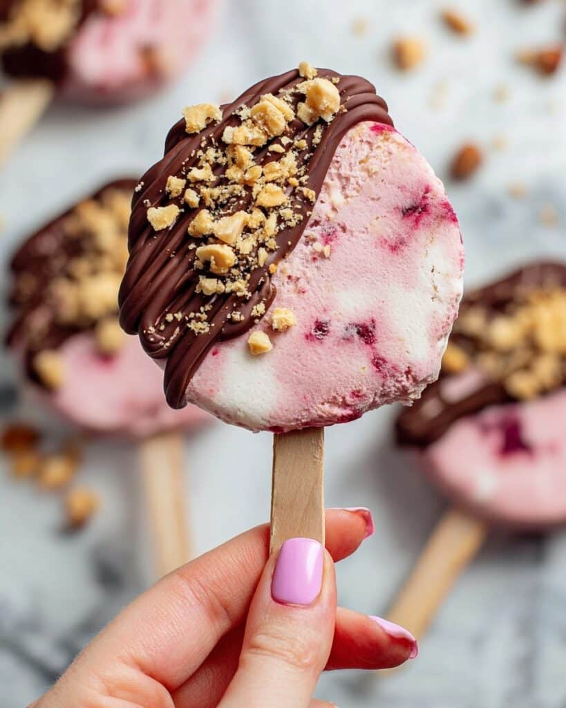 High Protein Banana Split Dilly Bars Recipe