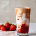 Hailey Bieber Strawberry Glaze Smoothie Recipe