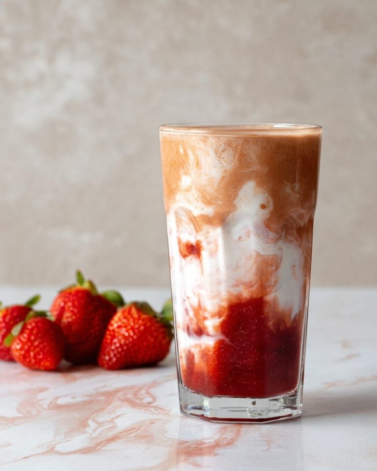 Hailey Bieber Strawberry Glaze Smoothie Recipe