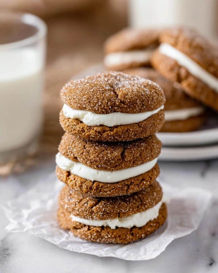 Molasses Cream Pie Cookies Recipe