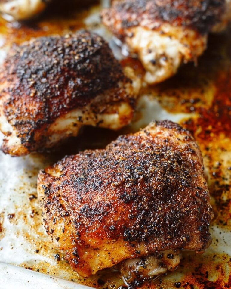 Coffee Rubbed Chicken Thighs Recipe