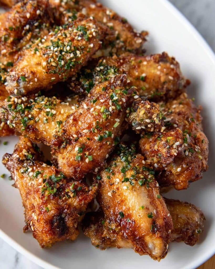 Furikake Chicken Wings (Gluten Free with Paleo Options) Recipe