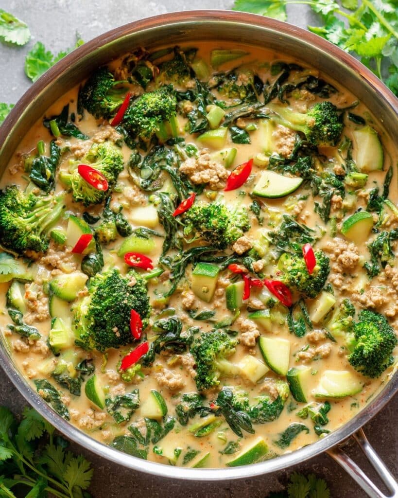 Ground Chicken Green Thai Curry Recipe