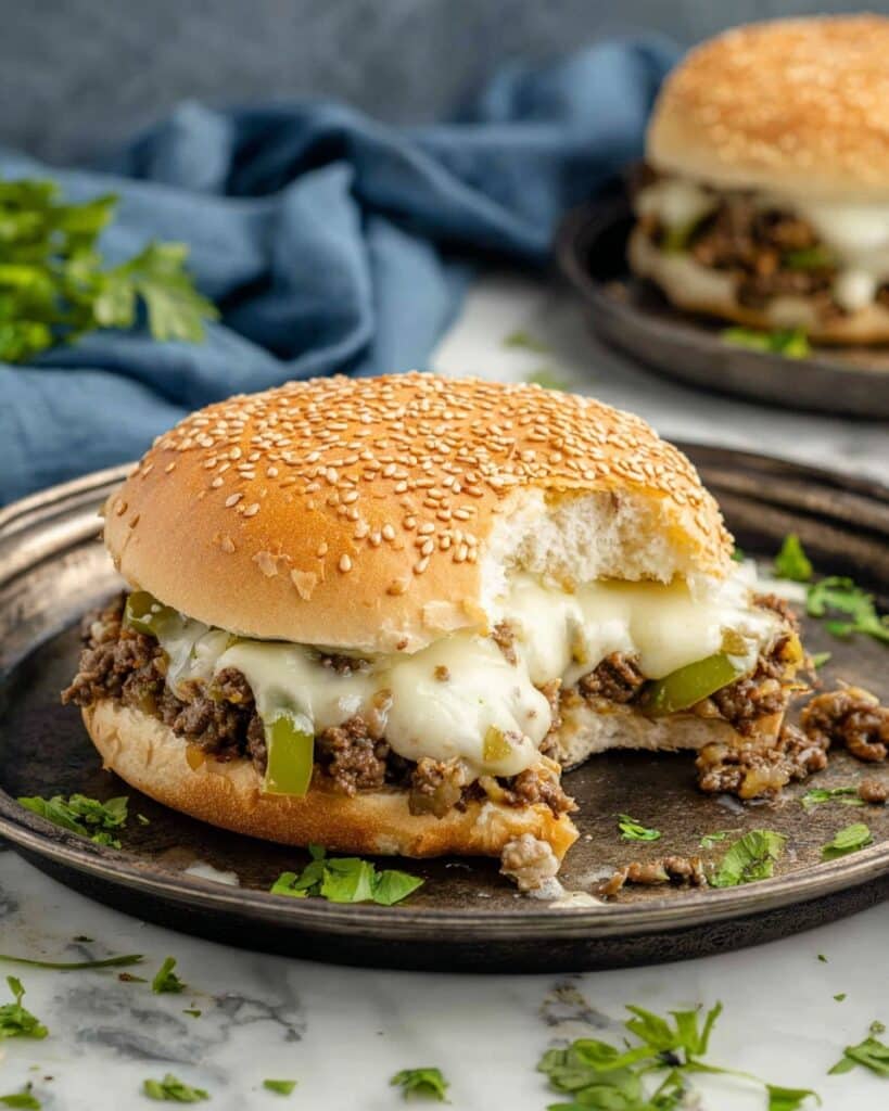 Philly Cheesesteak Sloppy Joes Recipe