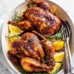 Roasted Cornish Hens with Herb and Lemon Seasoning Recipe