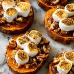Toasted Marshmallow Sweet Potato Rounds Recipe