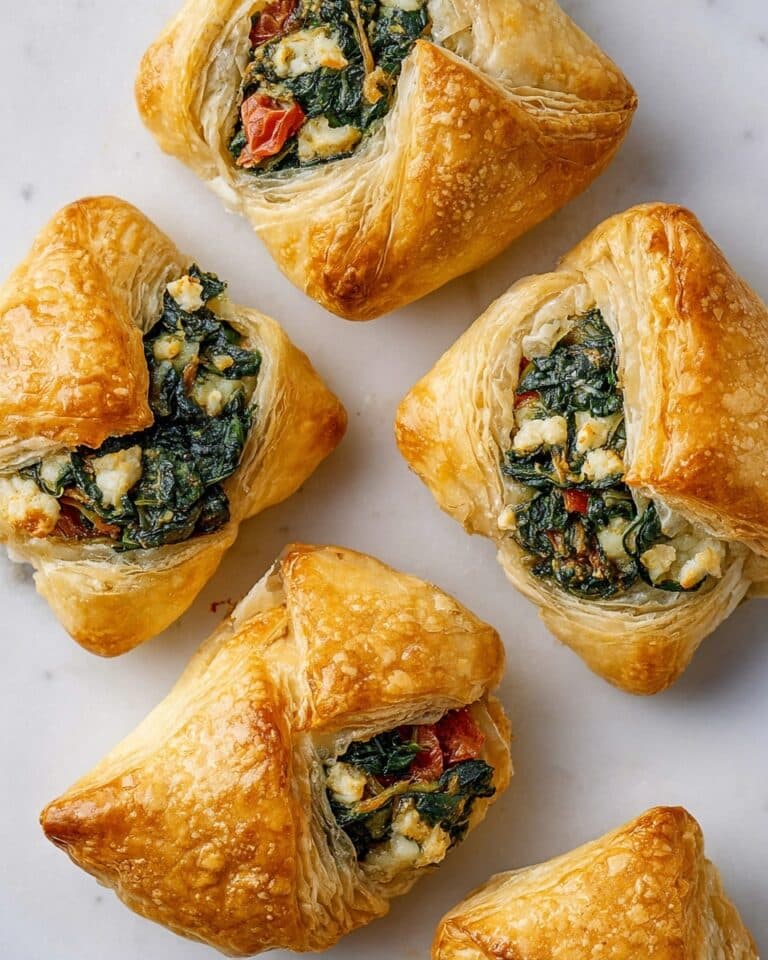 Spinach and Feta Puff Pastries Recipe