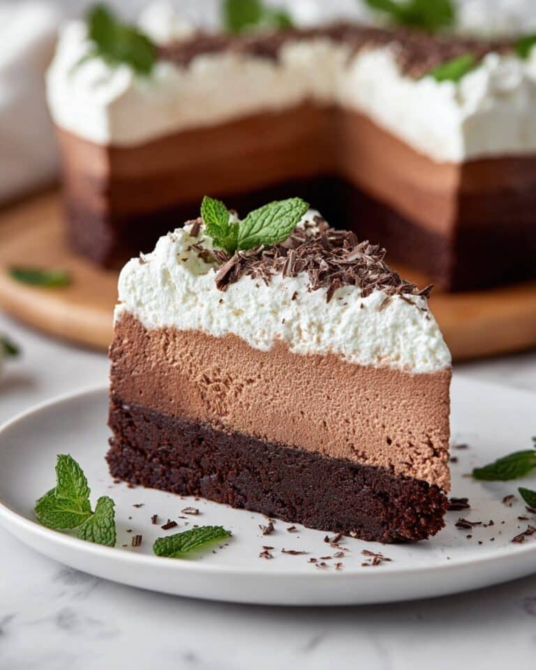 Mint Chocolate Mousse Cake Recipe