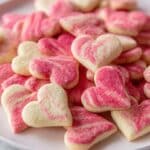 Ombre Heart Spritz Cookies Recipe