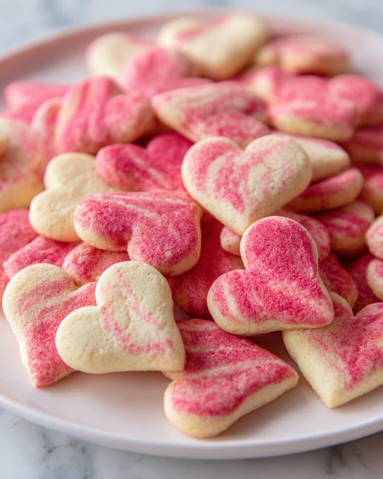 Ombre Heart Spritz Cookies Recipe