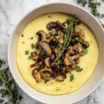 Creamy Parmesan Polenta with Mushrooms Recipe