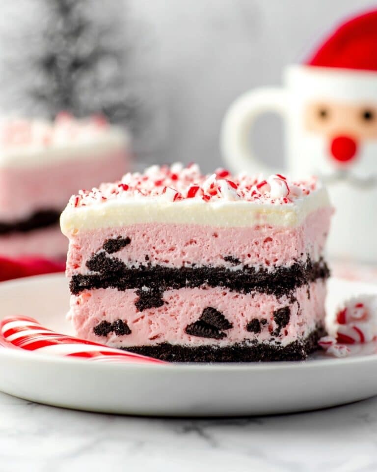 Candy Cane Icebox Cake Recipe