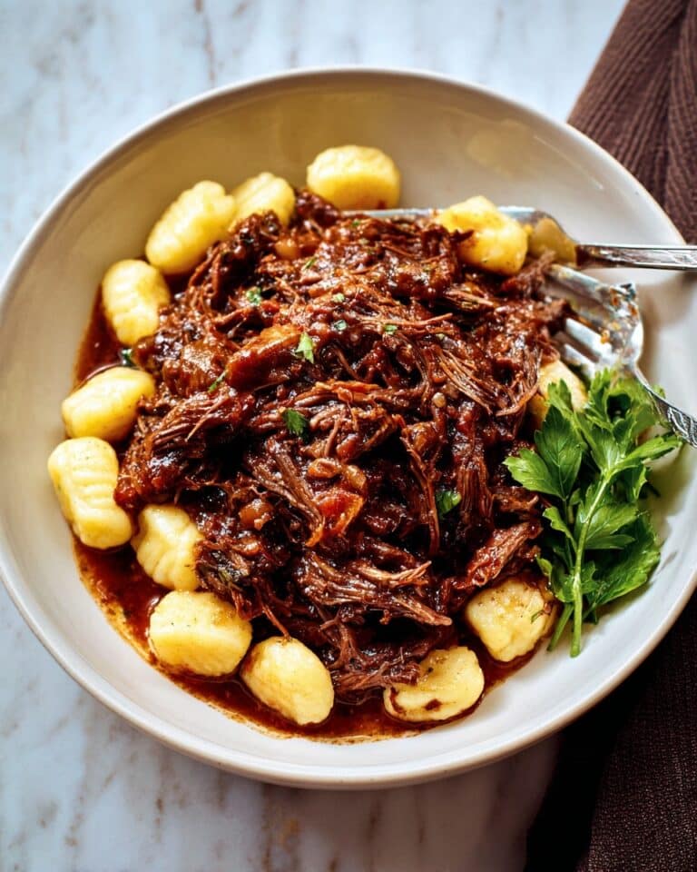 Braised Beef Short Ribs with Gnocchi Recipe