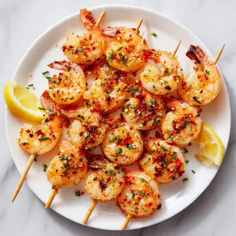 Juicy and Spicy Grilled Shrimp with Lemon and Parsley Recipe
