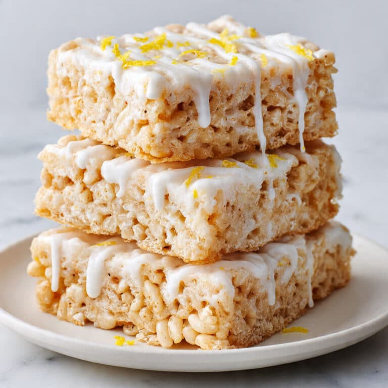 Lemon Rice Krispy Treats Recipe