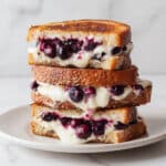 Indulgent Gourmet Grilled Cheese: Sweet Blueberries Delight Recipe