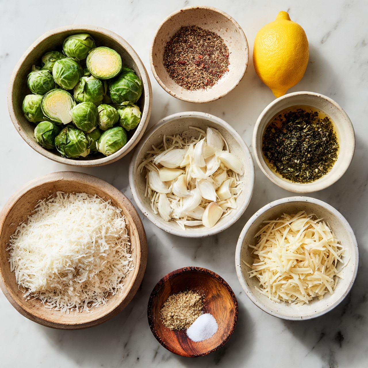 Crispy Garlic Parmesan Brussels Sprouts Recipe - Recipe Image