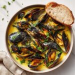 Mouclade Mussels in Saffron Cream Sauce Recipe