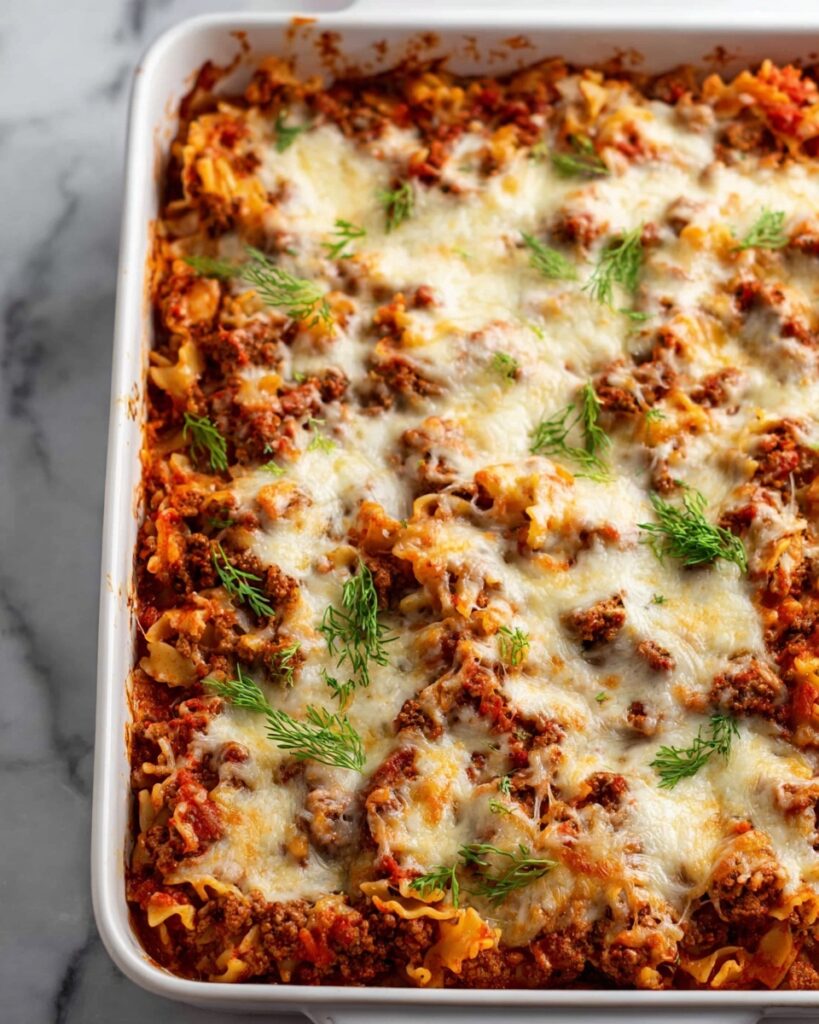 Lazy Cabbage Roll Casserole with Ground Beef Recipe