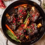 Pomegranate Braised Lamb Shanks Recipe