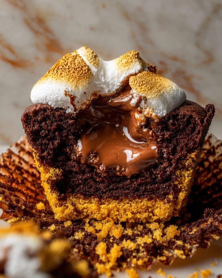 S’mores Cupcakes with Nutella Recipe