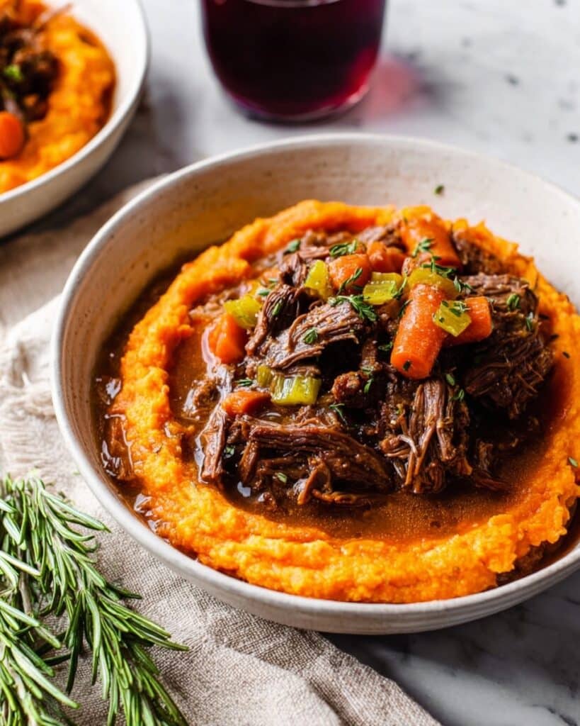 Maple Coffee Braised Short Ribs Recipe