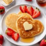 Heart-Shaped Pancakes Recipe
