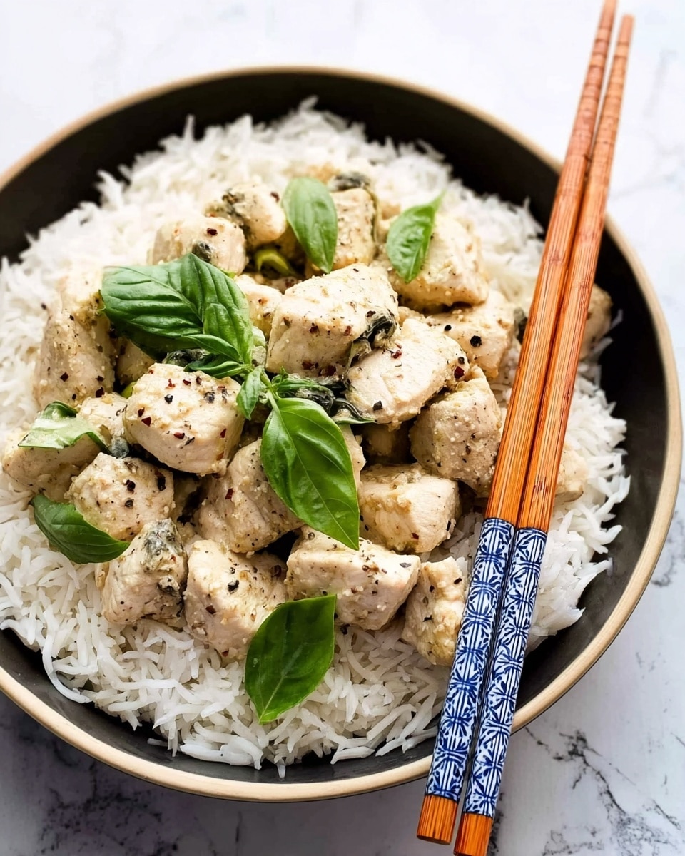 Basil Chicken with Coconut Curry Sauce Recipe - Recipe Image