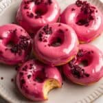 Yeast Doughnuts with Hibiscus Glaze Recipe