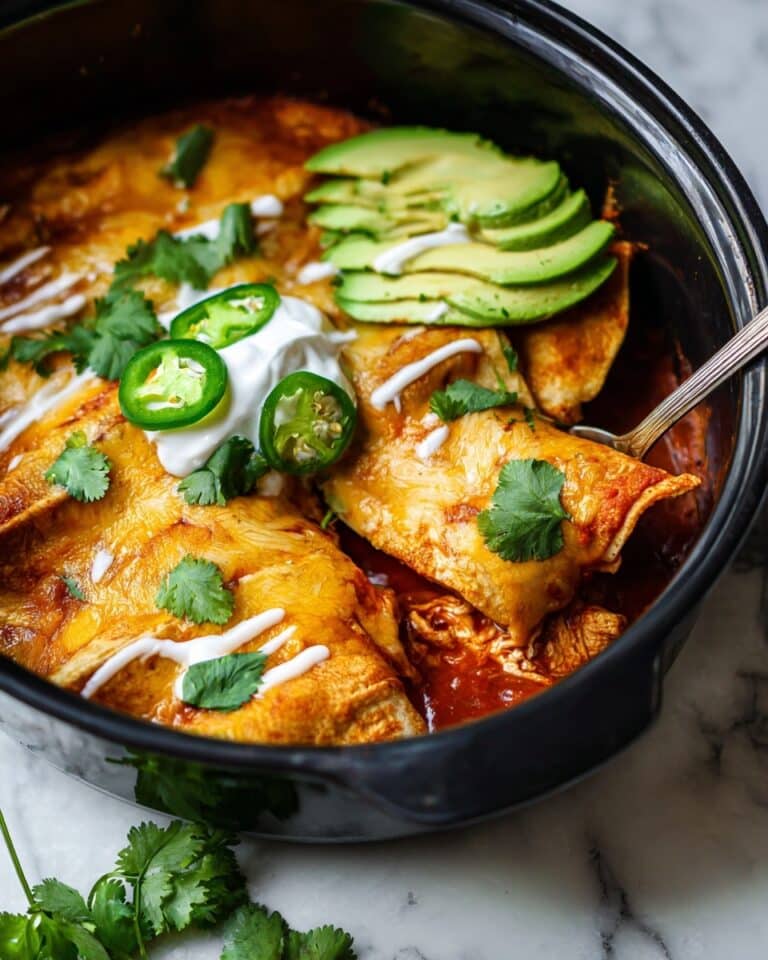 Slow Cooker Chicken Enchiladas Recipe