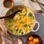 Broccoli Cheddar Orzo Recipe