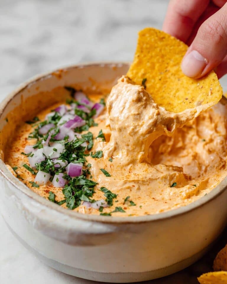 Viral TikTok Cottage Cheese Queso Dip Recipe