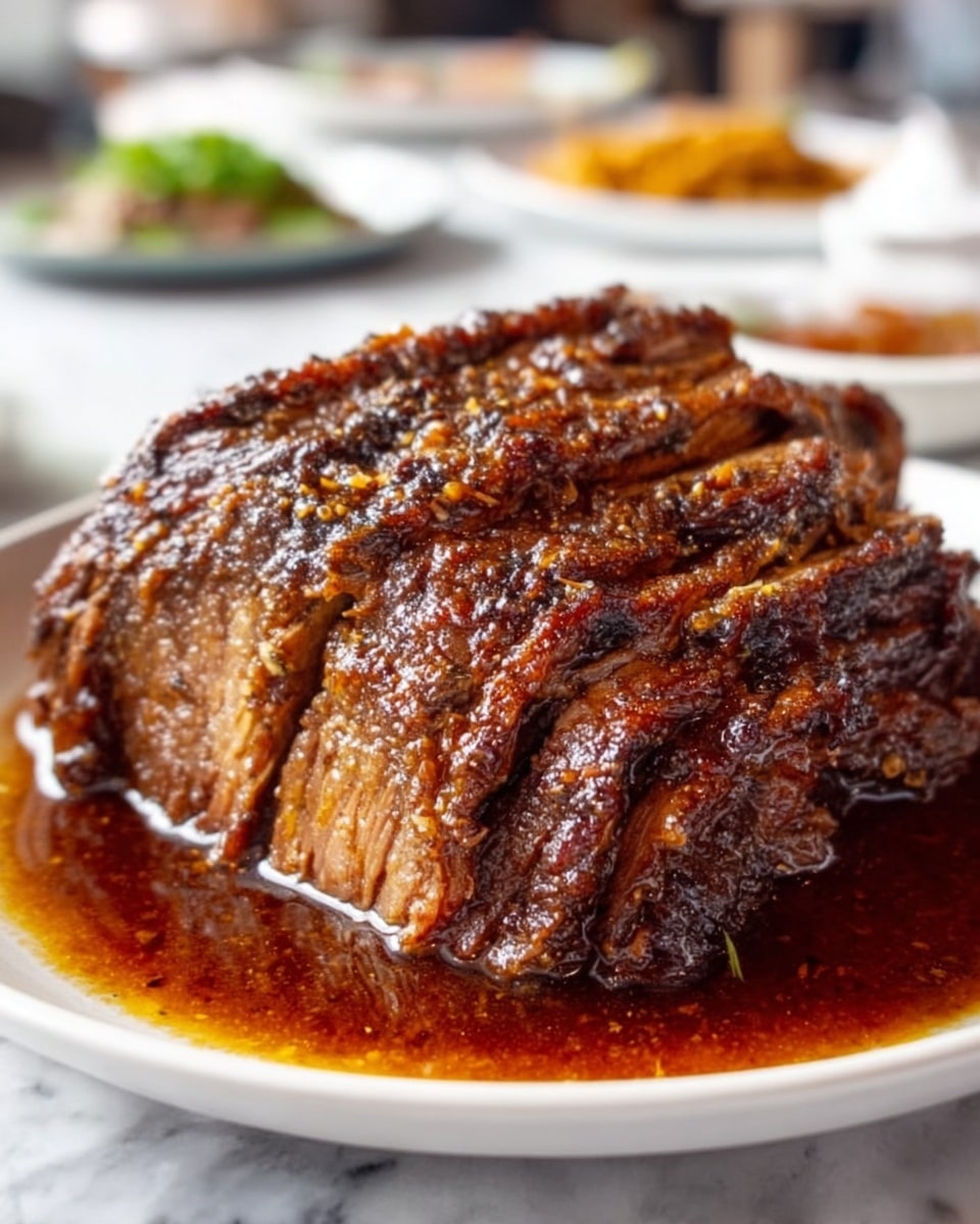 Slow Cooked Beef Brisket – Tender, Soul-Warming Perfection Recipe - Recipe Image