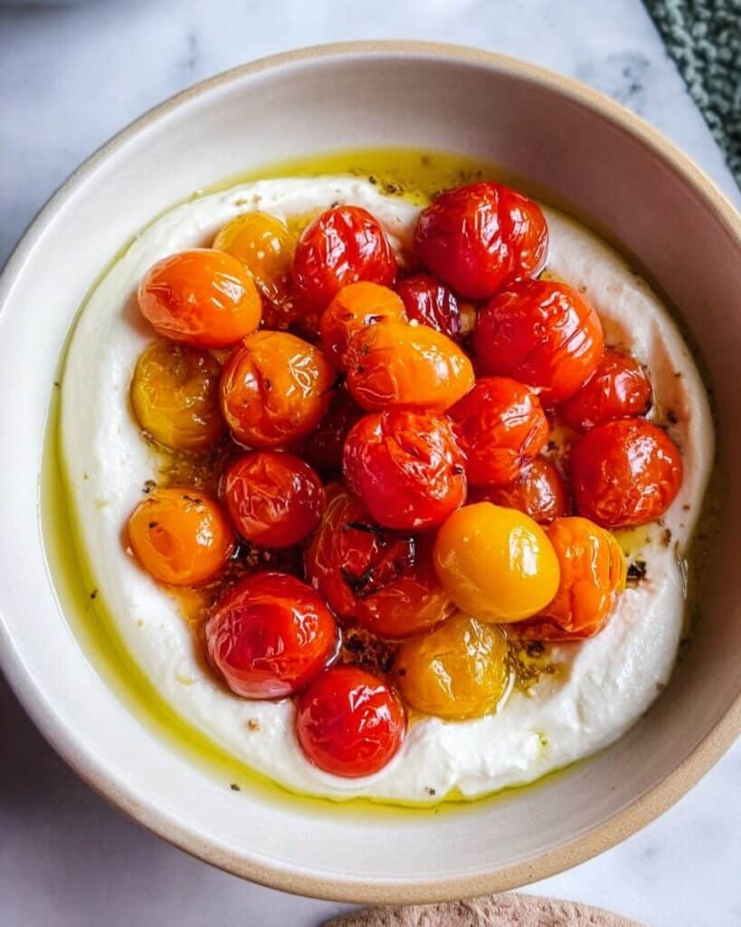 Whipped Ricotta Dip with Roasted Tomatoes and Herbs Recipe