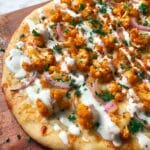 Vegetarian Buffalo Cauliflower Pizza Recipe