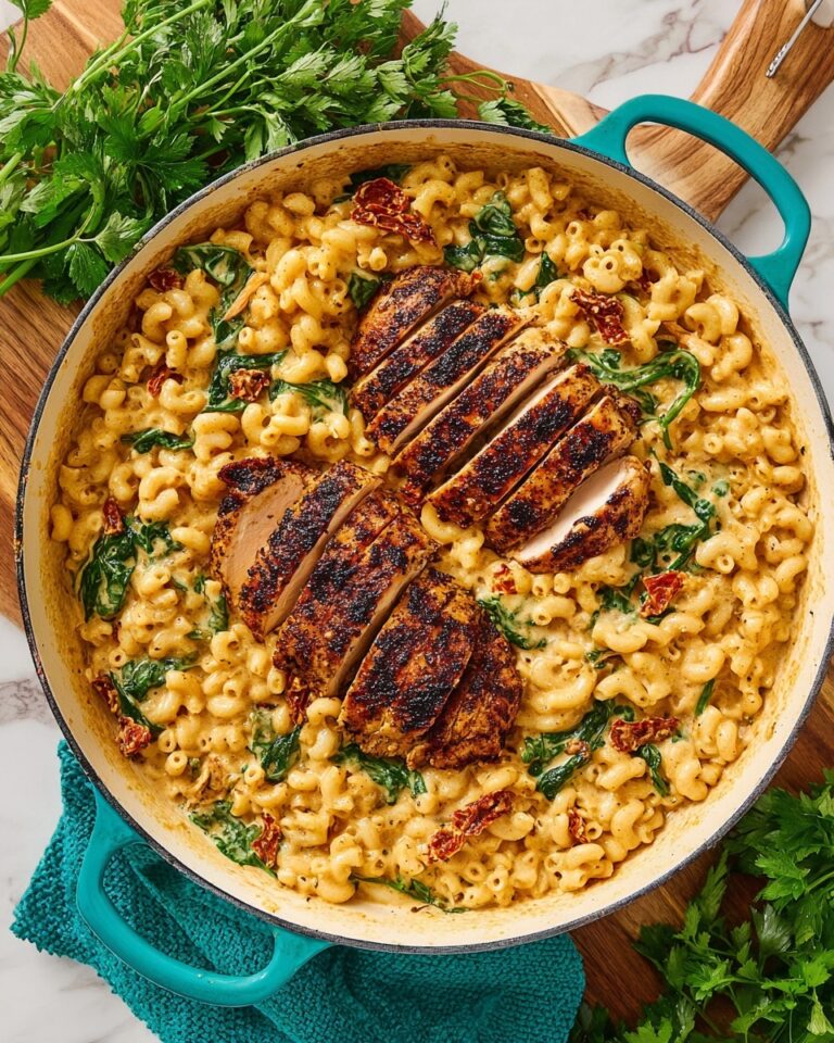 Tuscan Chicken Mac and Cheese Recipe
