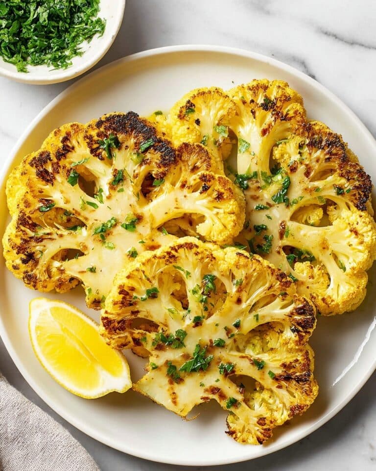 Air Fryer Cauliflower Steaks Recipe