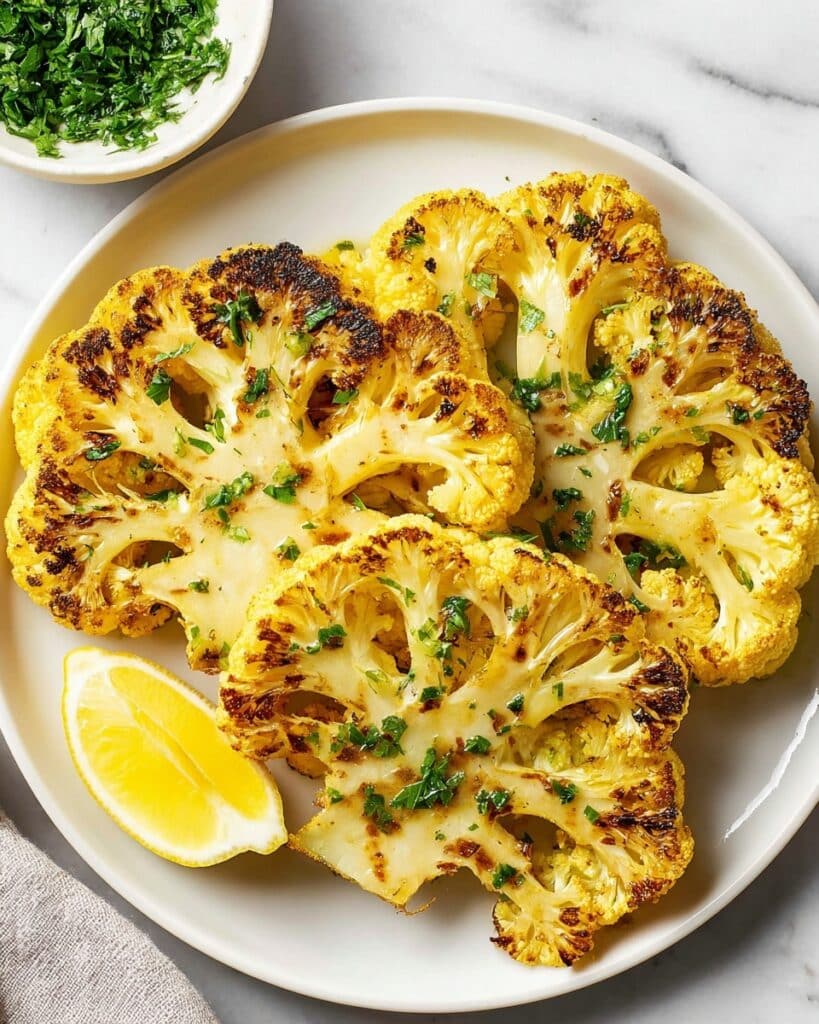 Air Fryer Cauliflower Steaks Recipe