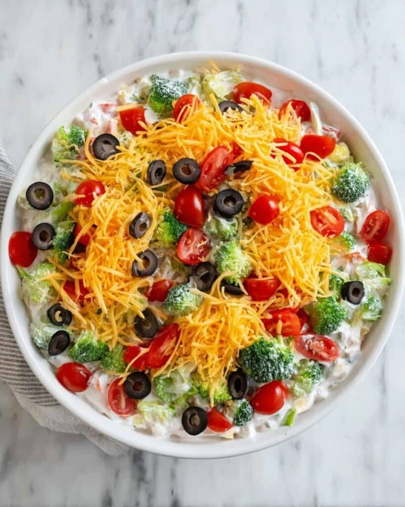 Veggie Pizza Dip Recipe