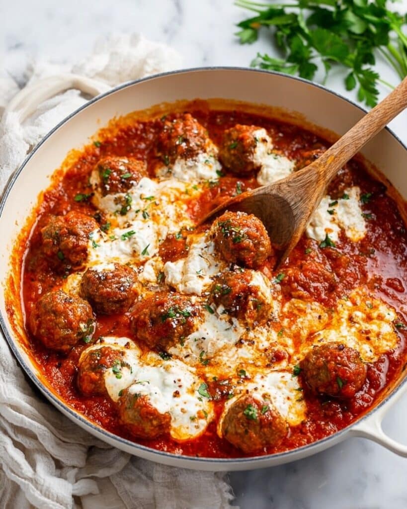 Ricotta Meatballs in Marinara Sauce Recipe