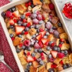 Hawaiian Roll French Toast Bake with Berries Recipe